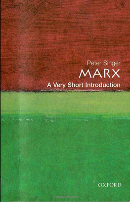 Book cover of Marx. A very short introduction by Peter Singer Book cover of Marx. A very short introduction by Peter Singer